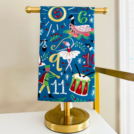 12 Days of Christmas Tea Towel