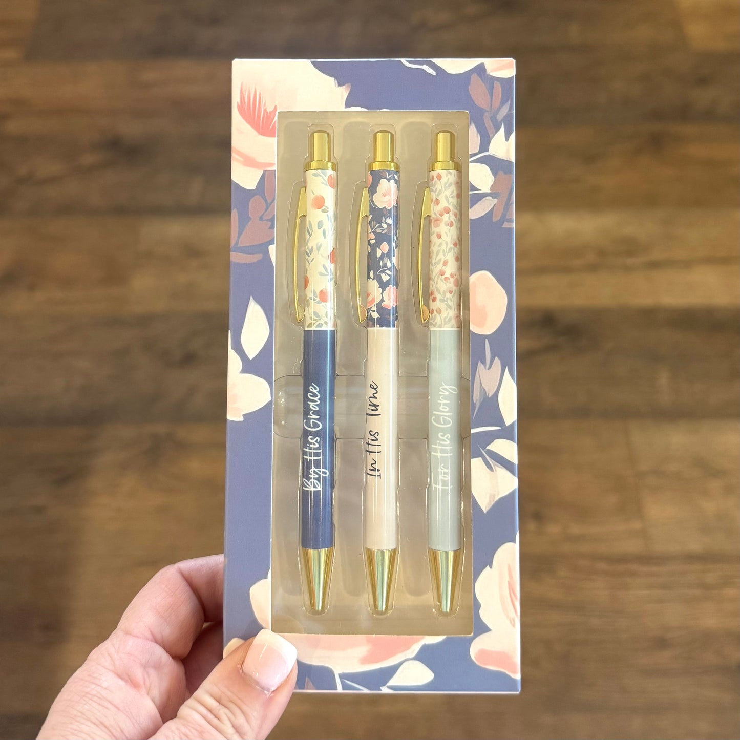 Bible Study Pens | Blue Floral
