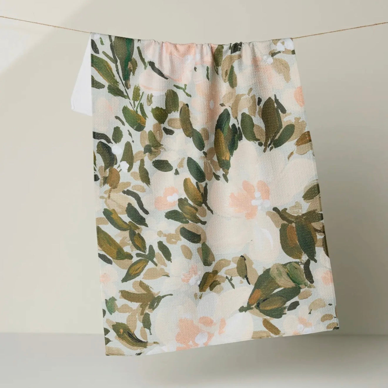 Geometry Dish Towel | Painted Blossoms