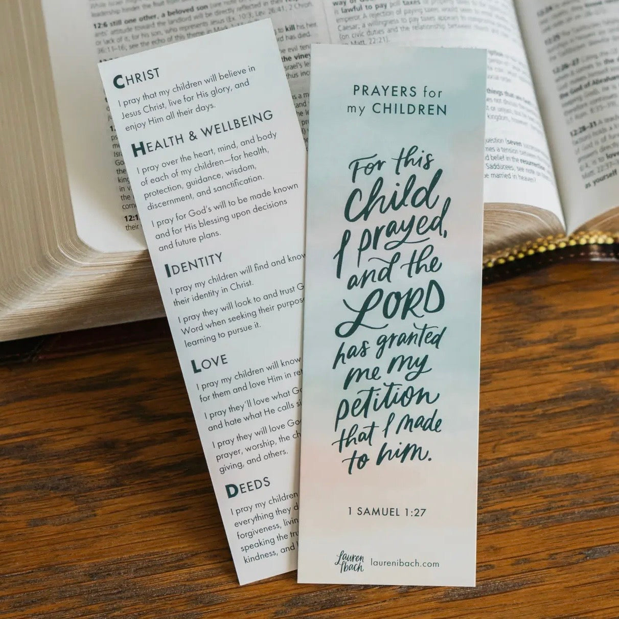 Bookmark | Prayers For My Children