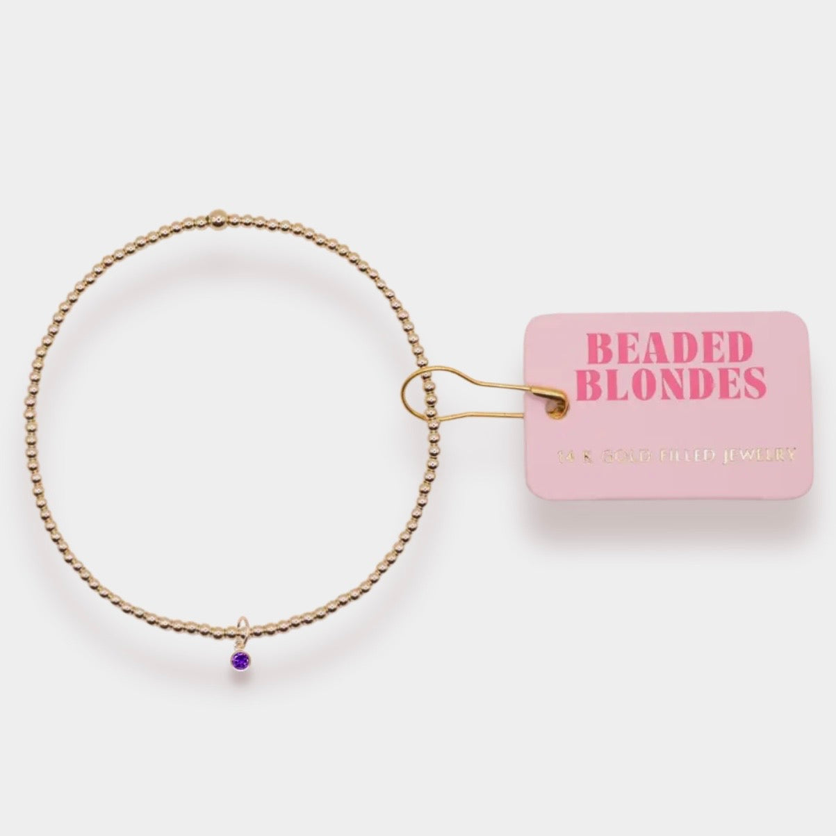 Beaded Blondes Birthstone | 
February
