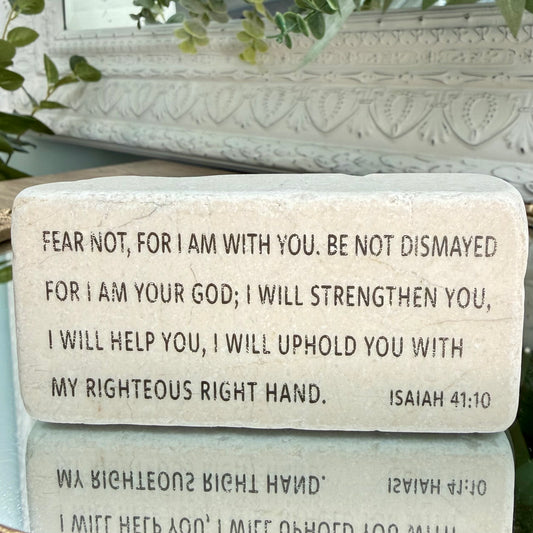 Scripture Stones | Fear Not | Half Block
