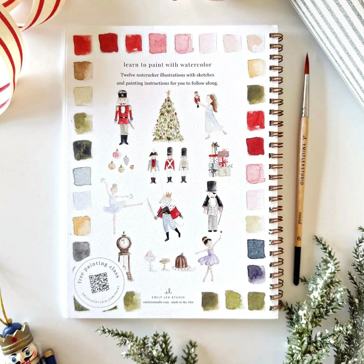 Watercolor Workbook | Nutcracker