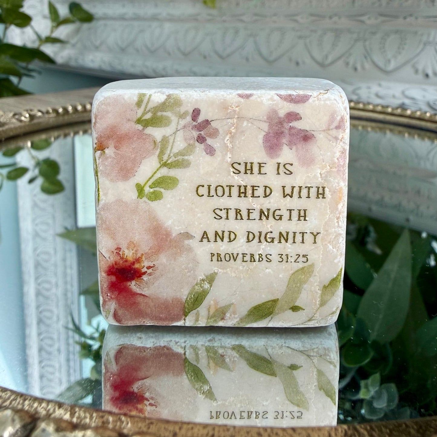 Scripture Stones | Strength & Dignity | Small