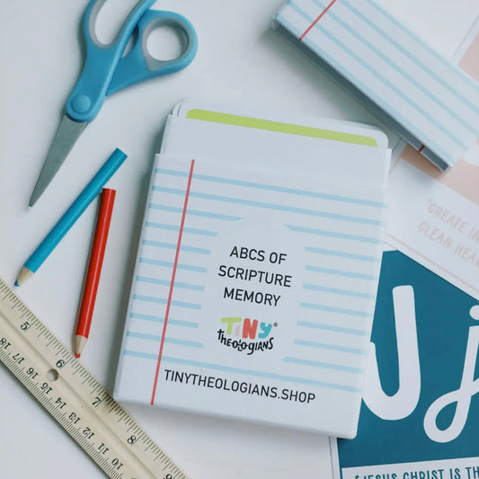 Tiny Theologians | ABCs Scripture Memory Cards