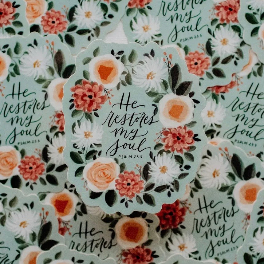 Sticker | He Restores My Soul