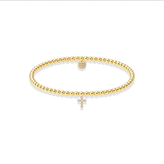 Beaded Glory Cross Bracelet