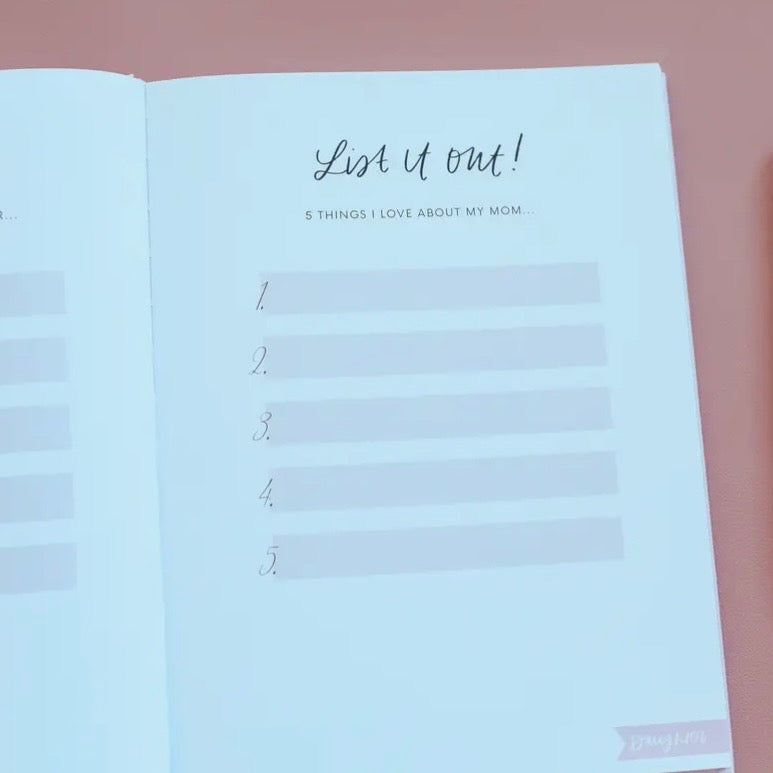 Heart To Heart: Mother Daughter Journal