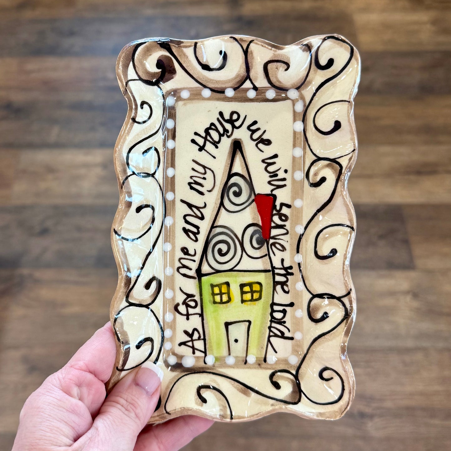 Ceramic Trinket Dish | As For Me and My House