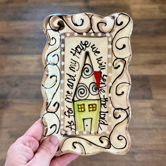 Ceramic Trinket Dish | As For Me and My House