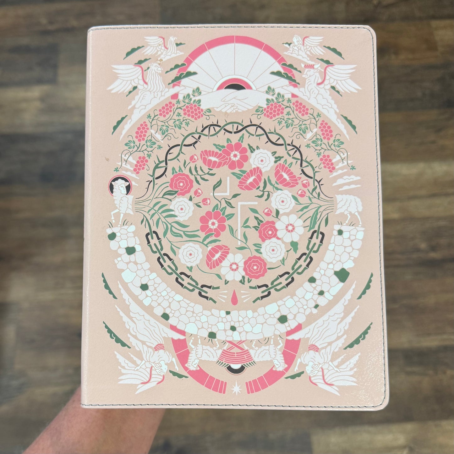 The Jesus Bible | ESV Peach Floral