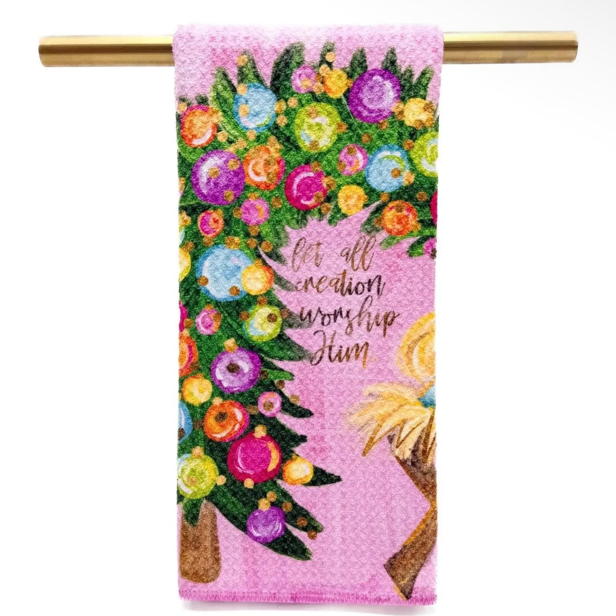 Tea Towel | Let All Creation Worship Him