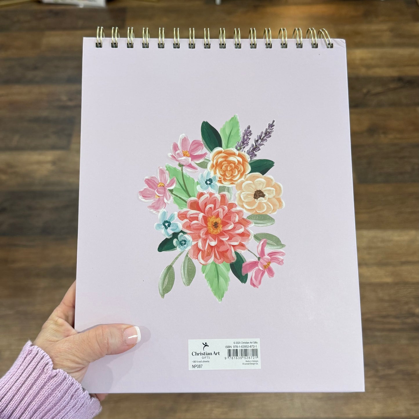 Wirebound Notepad | I Sought The Lord