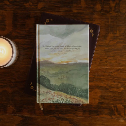 Strong and Courageous Lined Journal