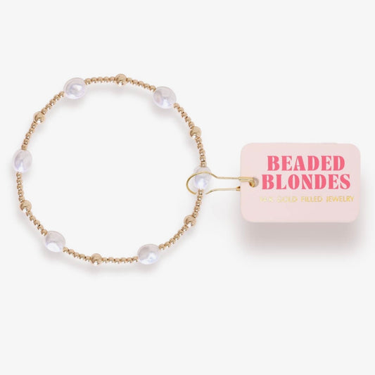 Beaded Blondes | Maggie Pearl Bracelet