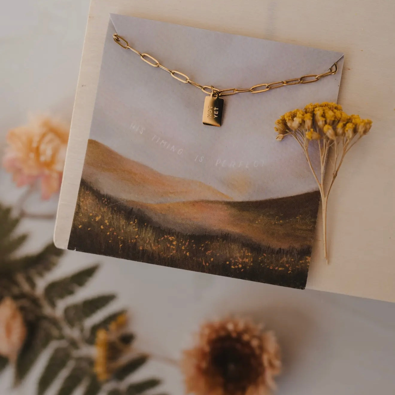 Mini Tag Necklace | Not Yet
