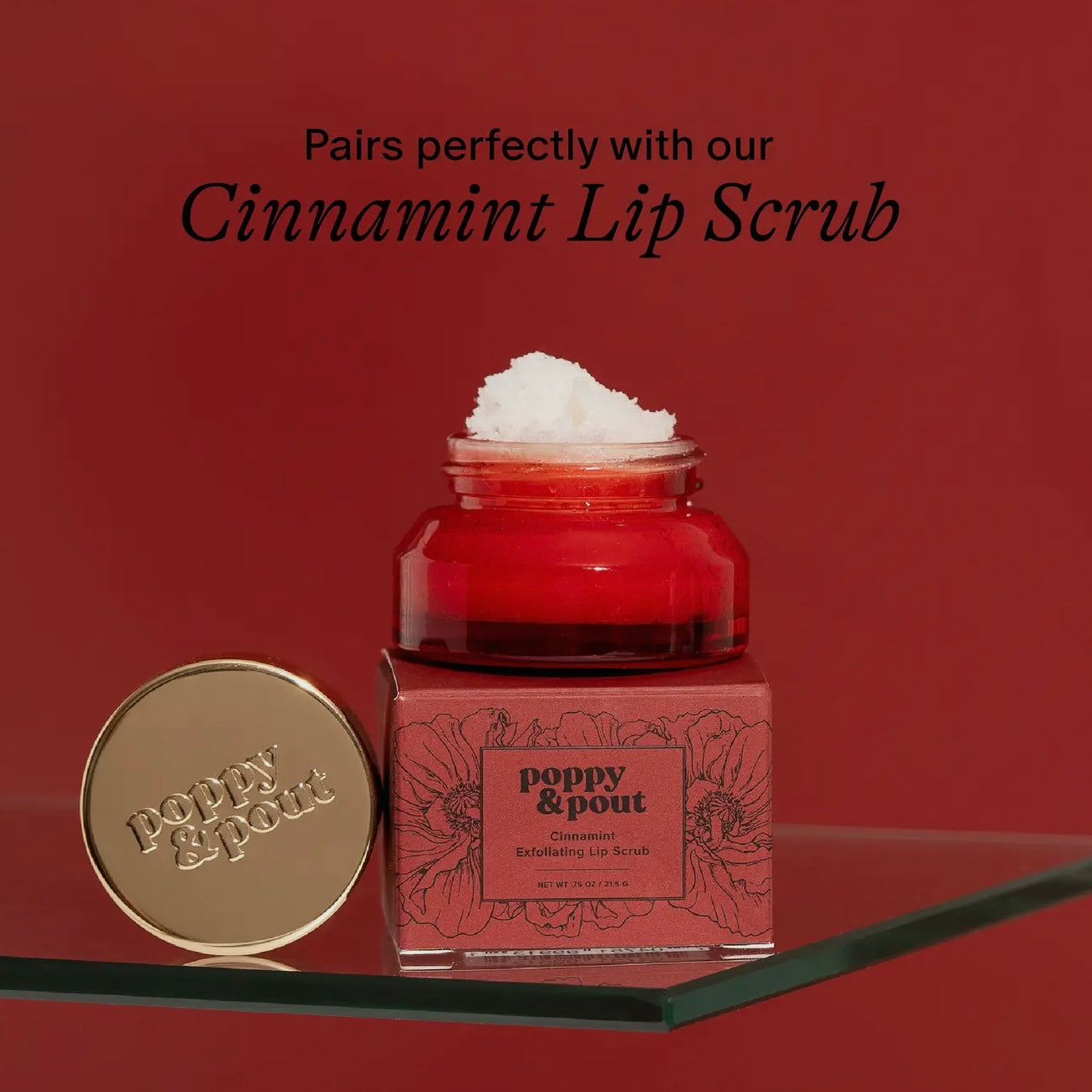 Poppy & Pout Lip Balm | Cinnamint