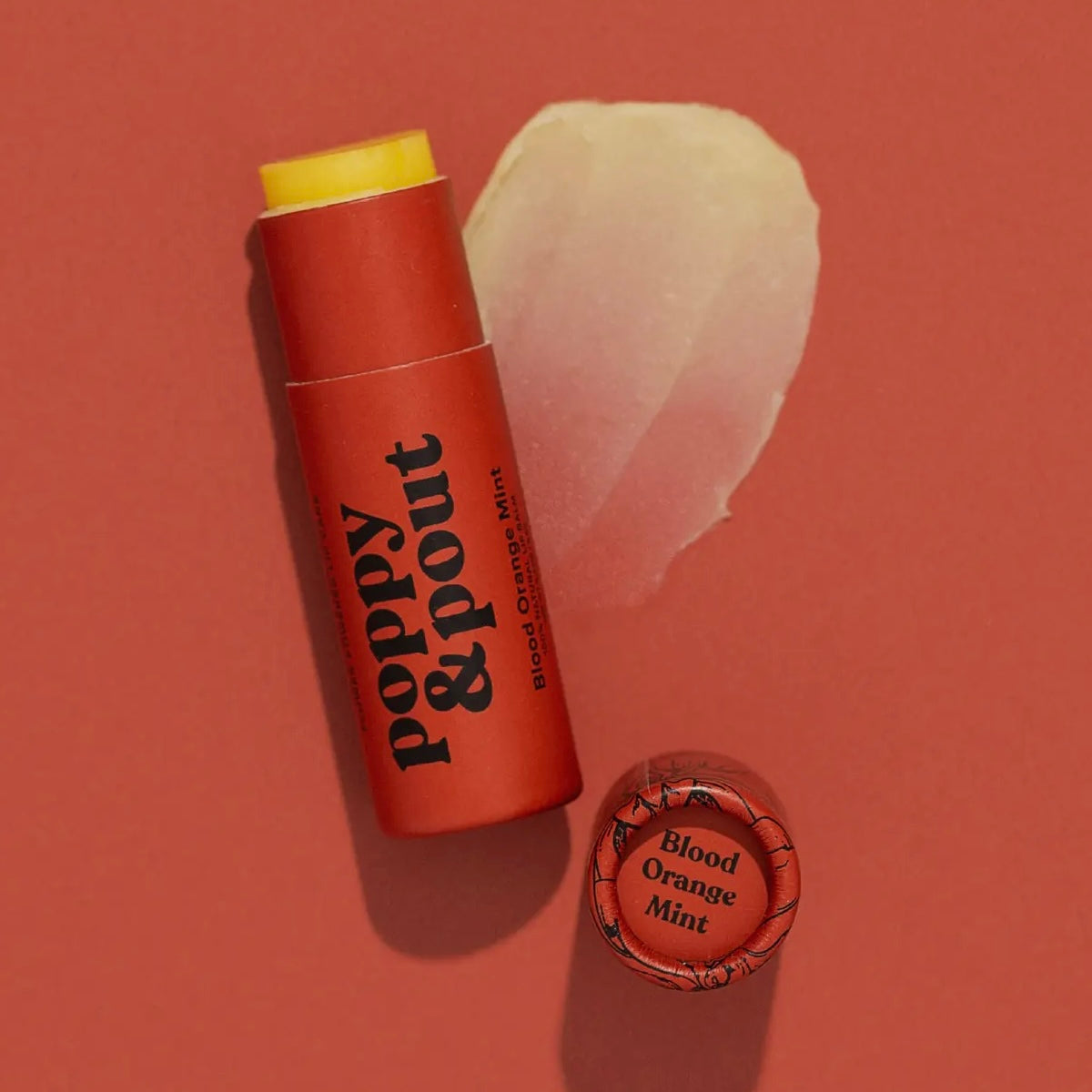 Poppy & Pout Lip Balm | Blood Orange Mint