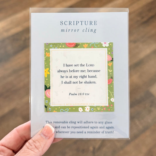 Scripture Cling | I Have Set The Lord Always Before Me