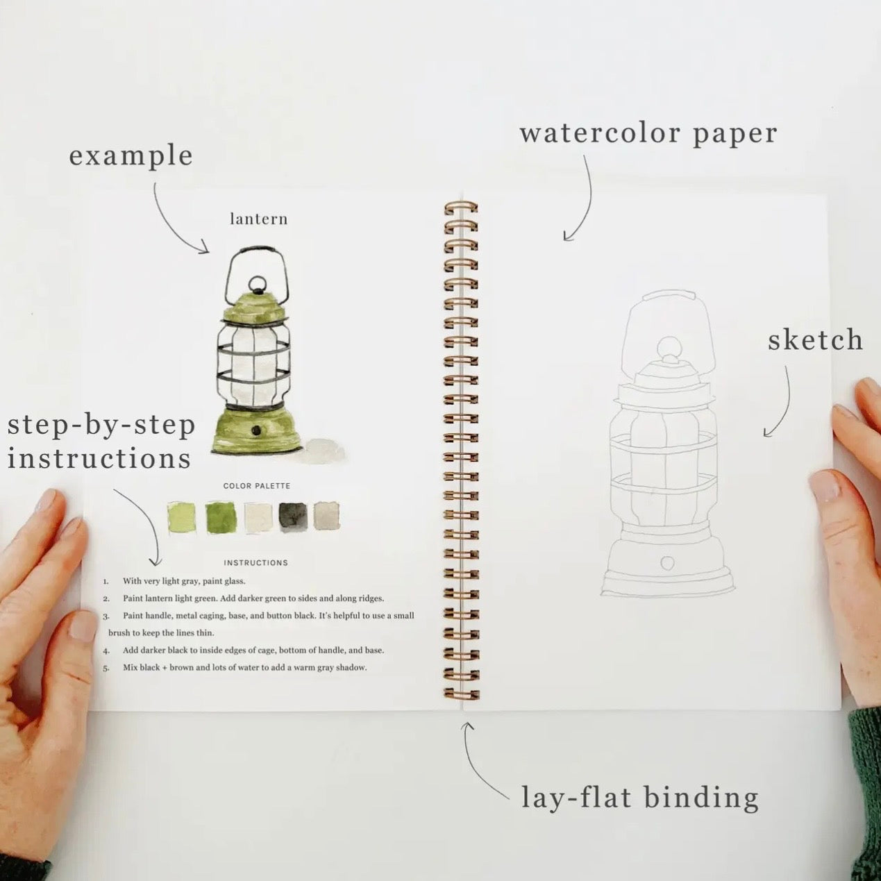 Watercolor Workbook | Camping