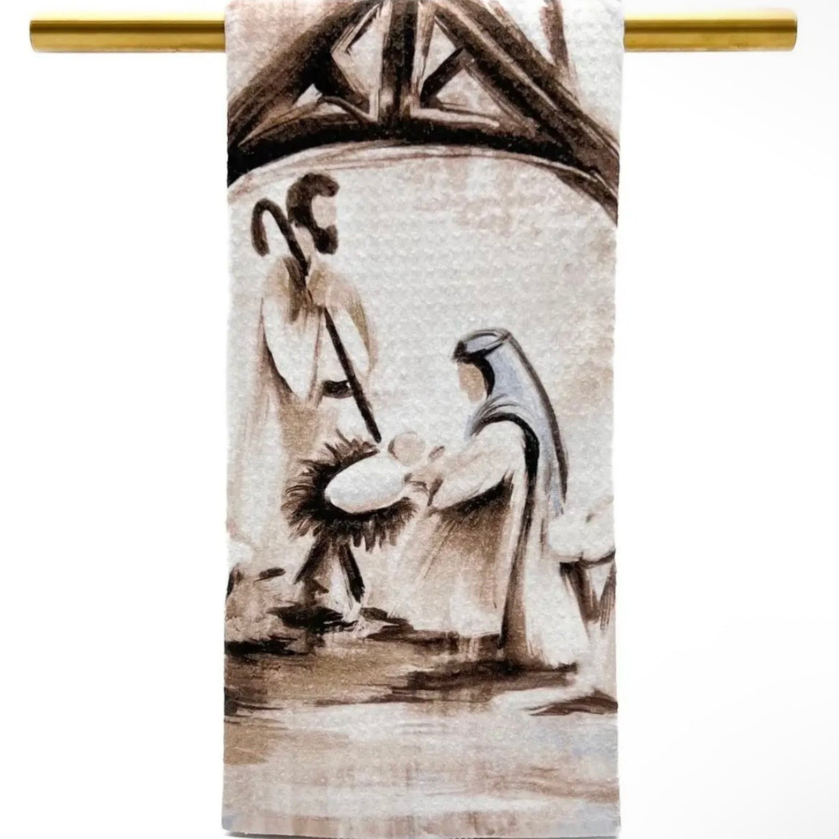 Tea Towel | Golden Nativity