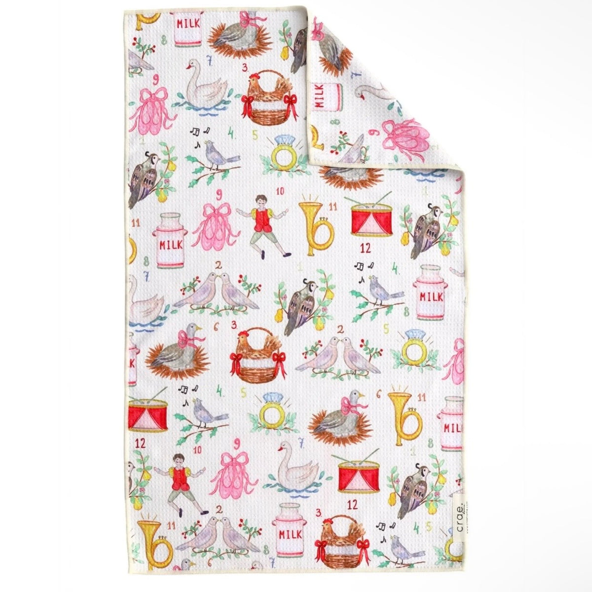 Double-Sided
Hand Towel & Washcloth Bundle | 12 Days of Christmas