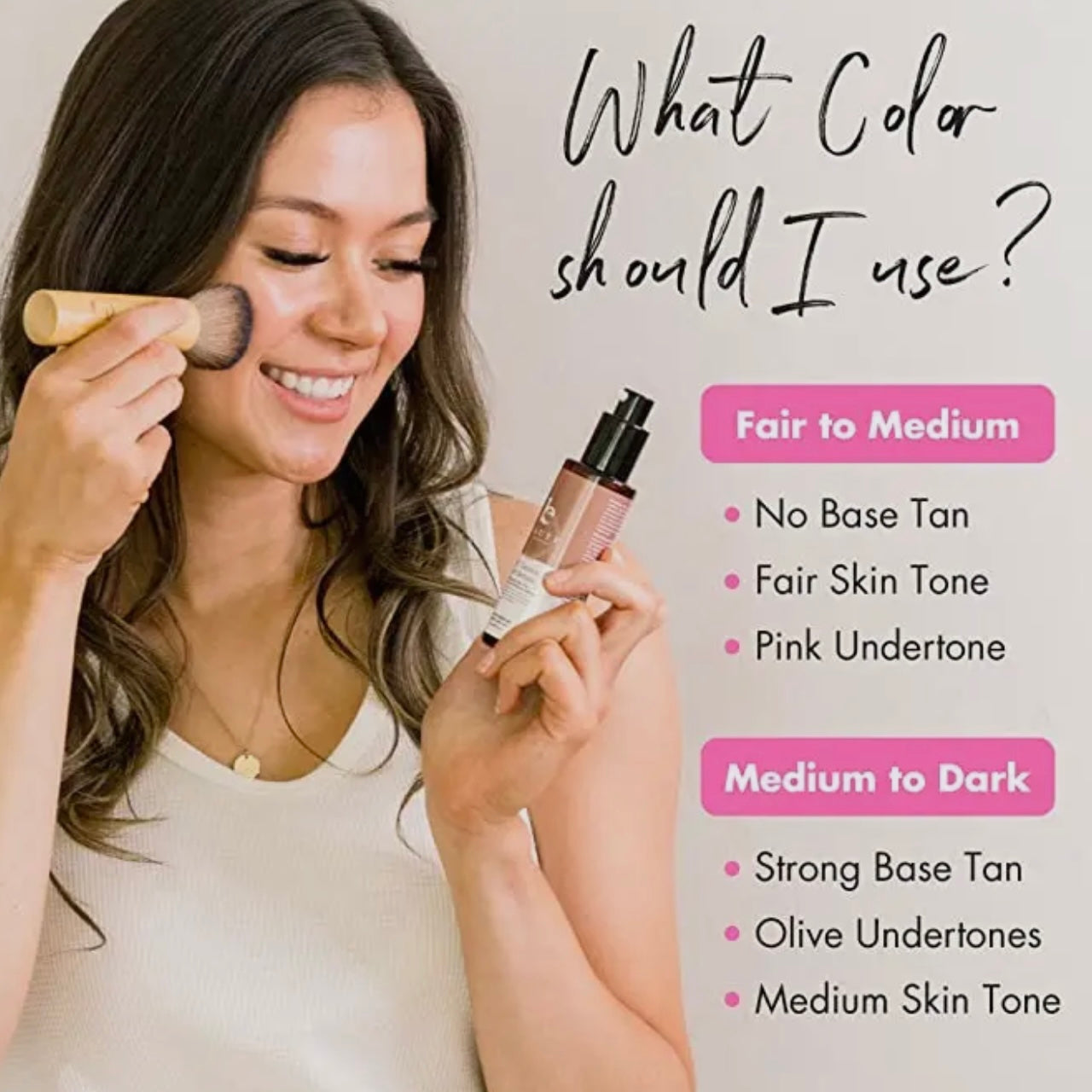 Beauty By Earth Self Tanner Hyaluronic Acid Face Serum | Fair To Medium