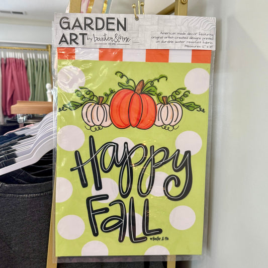 Garden Flag | Happy Fall