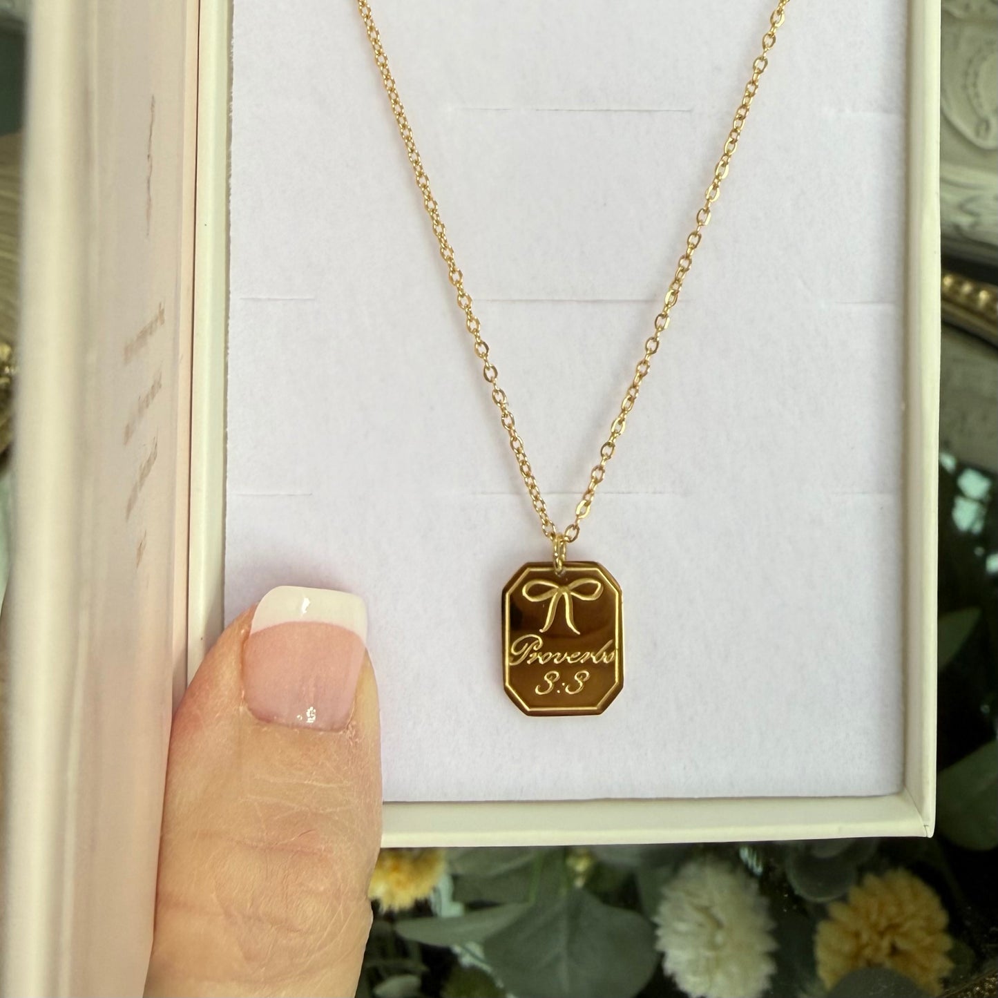 LoveStory Necklace | Steadfast Love Faithfulness Proverbs 3:3