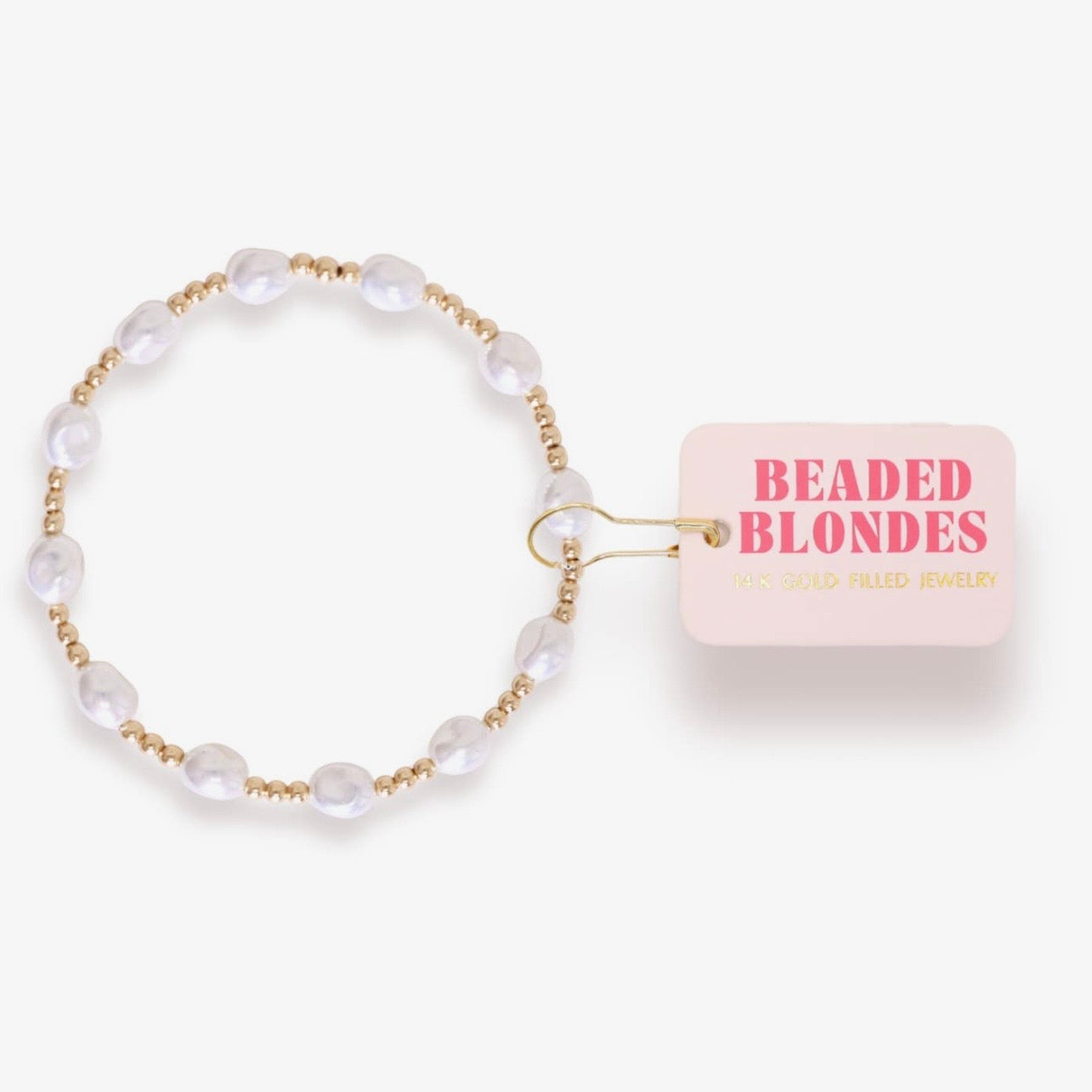 Beaded Blondes | Bri Pearl Bracelet