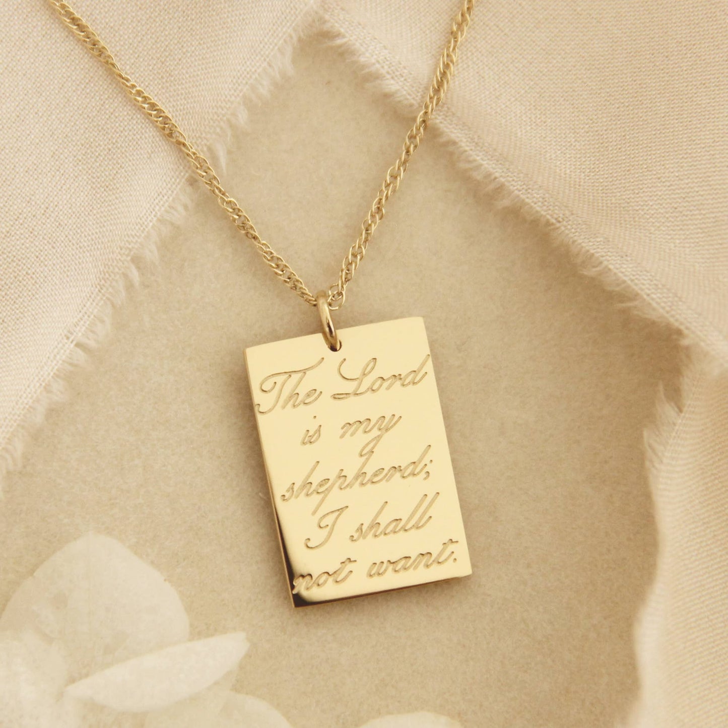 LoveStory Necklace | The Lord Is My Shepherd