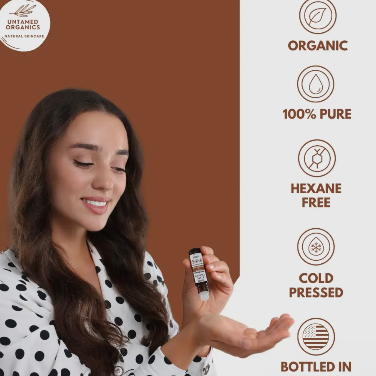 Organic Castor & Frankincense
Oil Roller