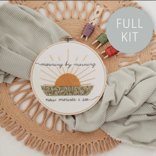 Embroidery Kit | Morning By Morning