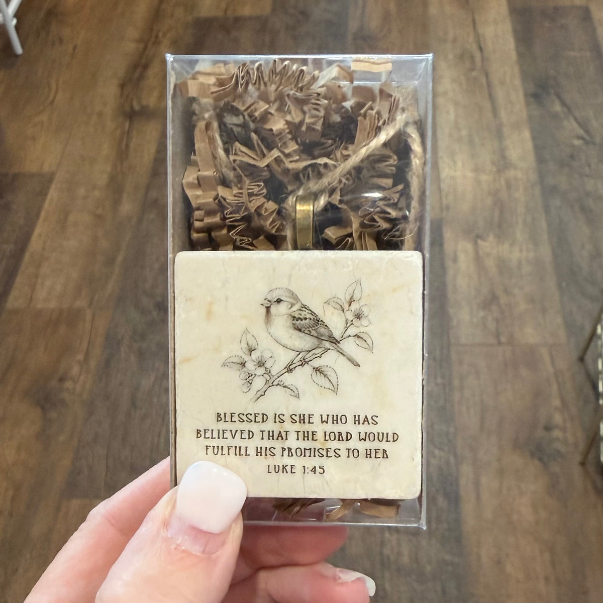 Scripture Stones | Luke 1:45 | Ornament