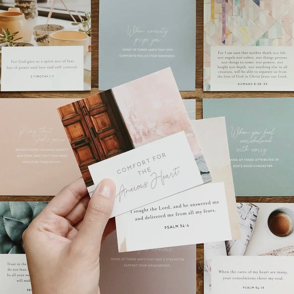 Comfort For the Anxious Heart Verse Cards