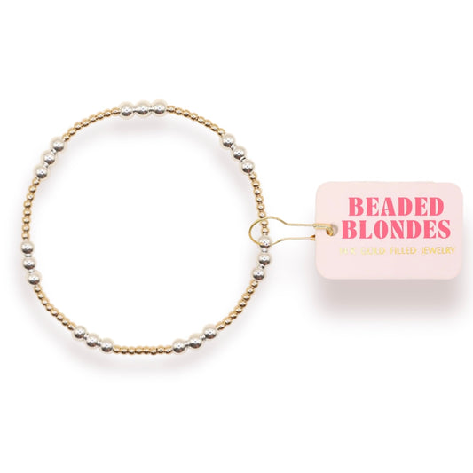 Bracelet - Ily (I Love You) Mixed Metal | 6.75 inch