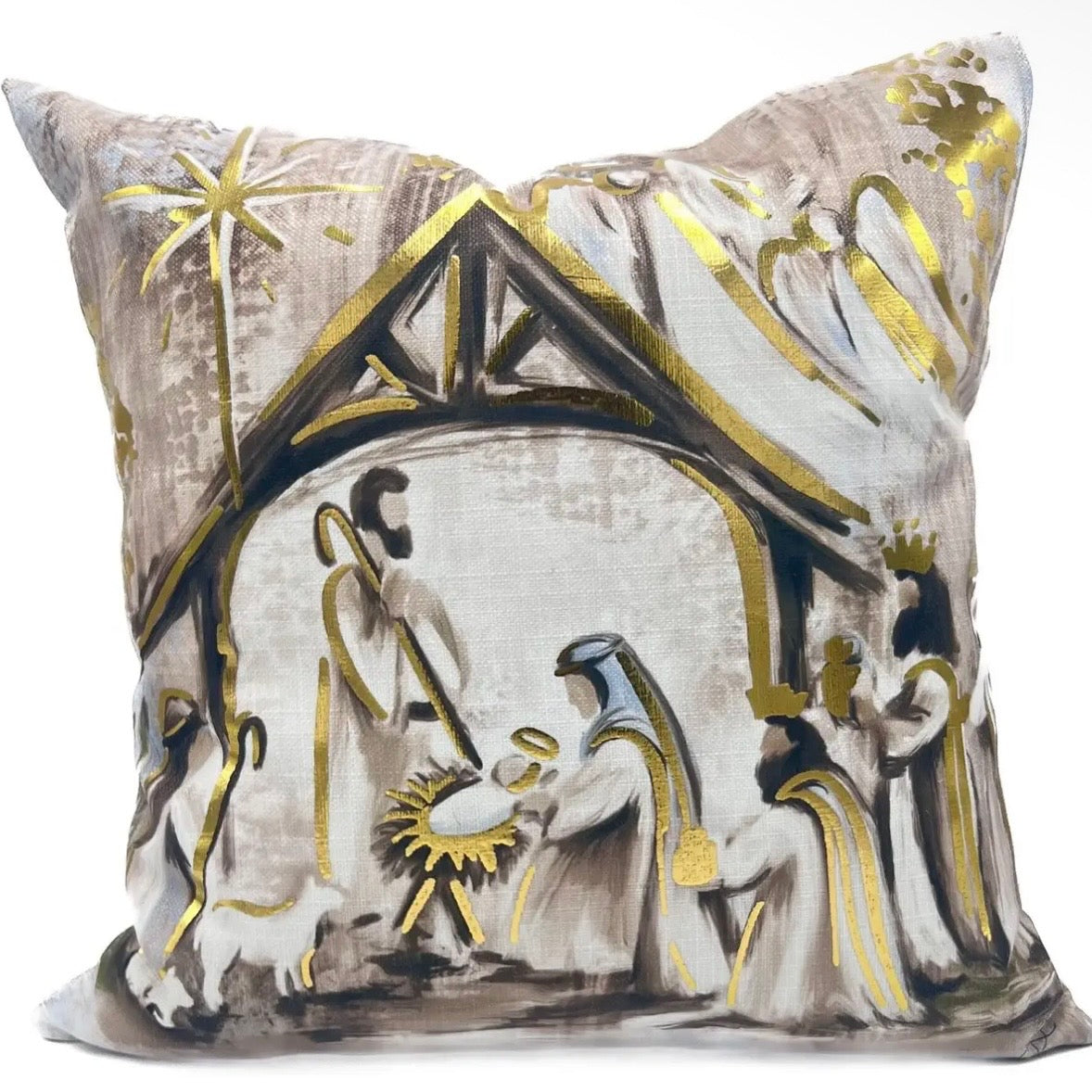 Pillow | Golden Nativity