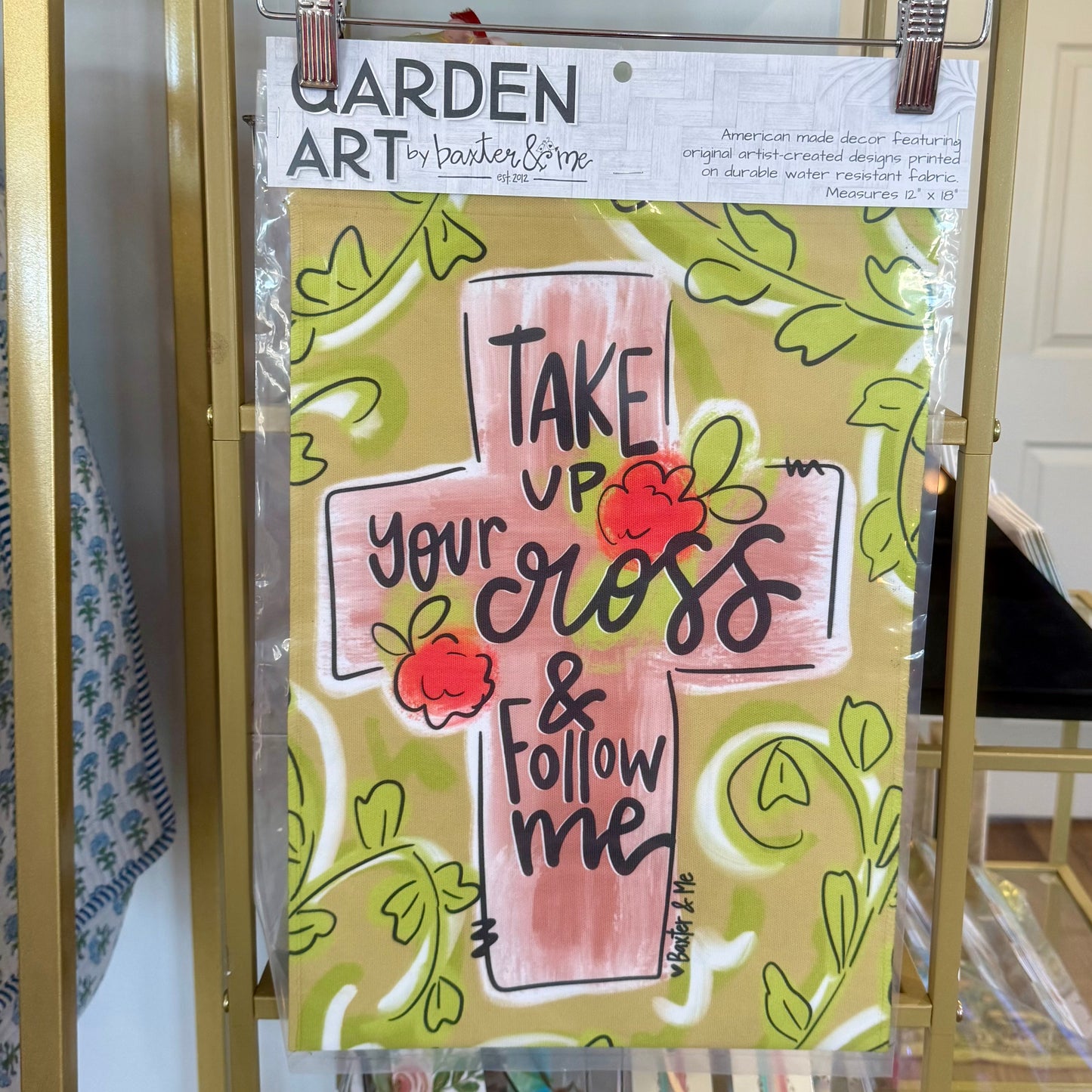 Garden Flag | Take Up Your Cross