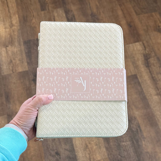 Crossbody Bible Holder - Cream