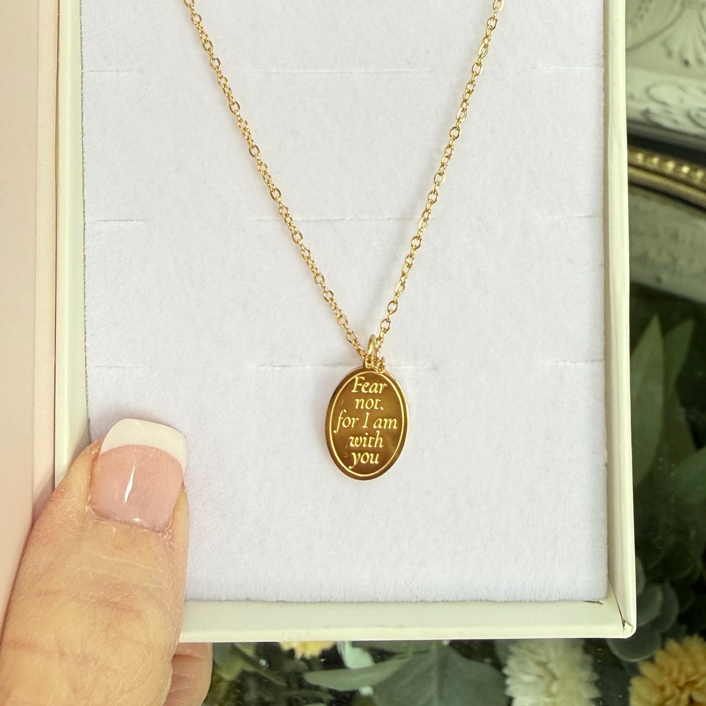 LoveStory Necklace | Fear Not For I Am with You Isaiah 41:10