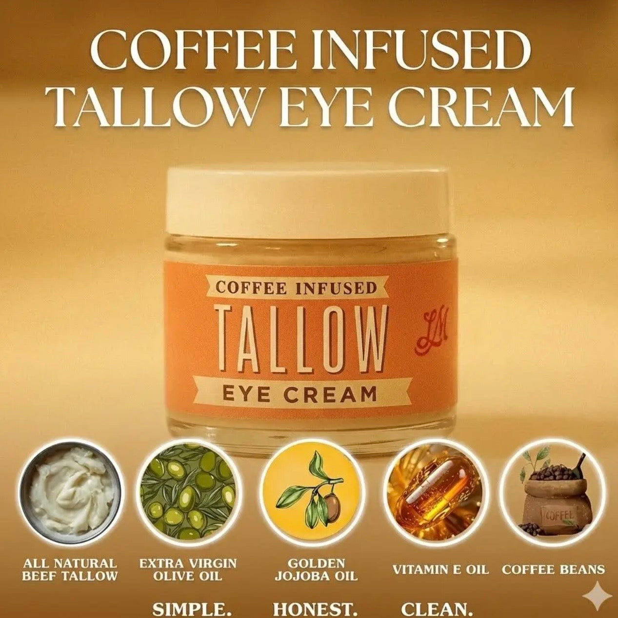 Tallow | Coffee-Infused Eye Cream