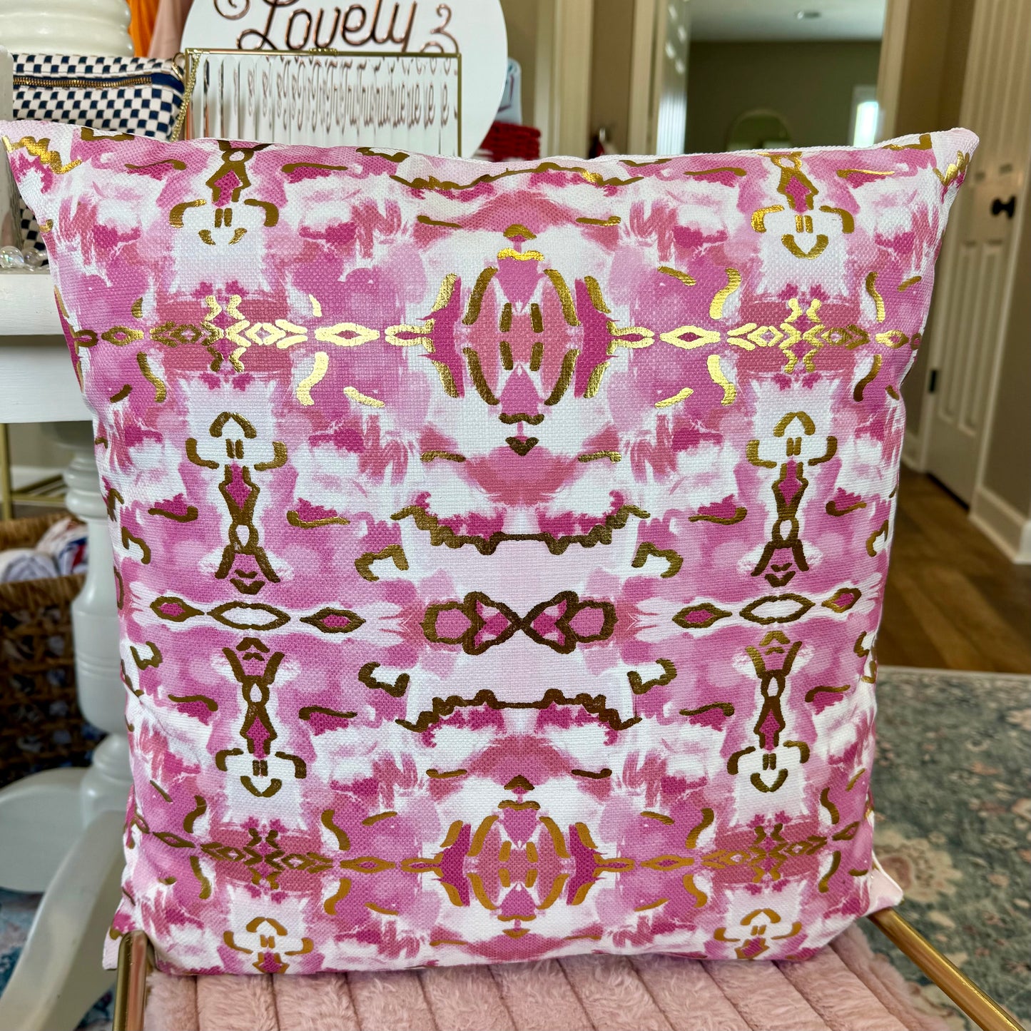 Pillow - Pink Kaleidoscope