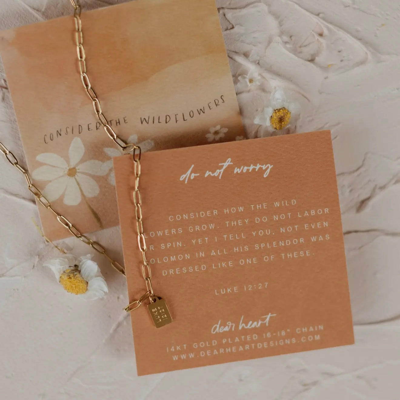Mini Tag Necklace | Do Not Worry