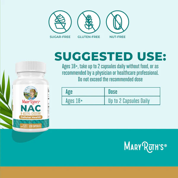 Mary Ruth’s N-acetyl-cysteine (NAC)