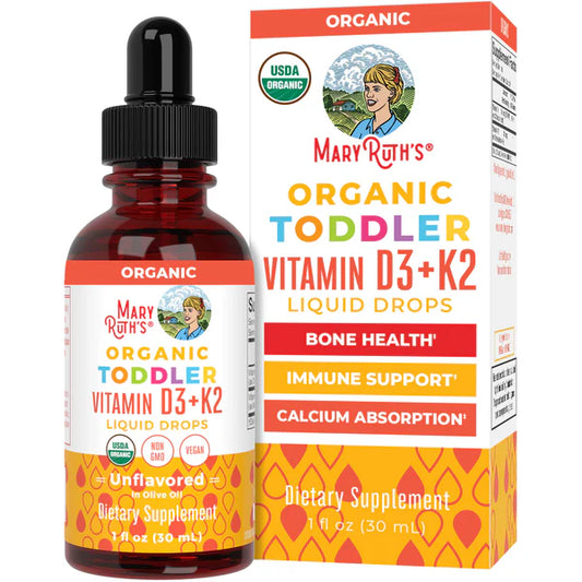 Mary Ruth’s Toddler Vitamin D3+K2 Liquid Drops