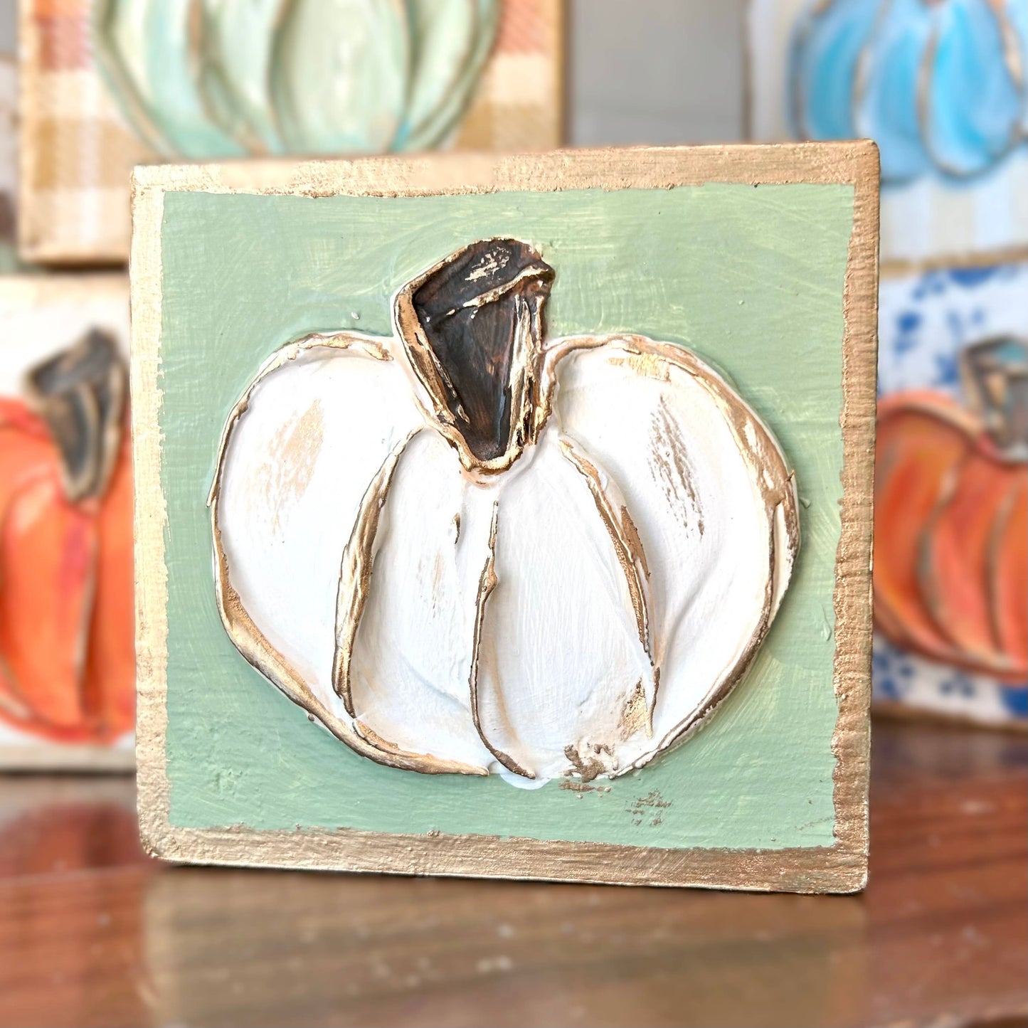 Textured Block | Green Pumpkin