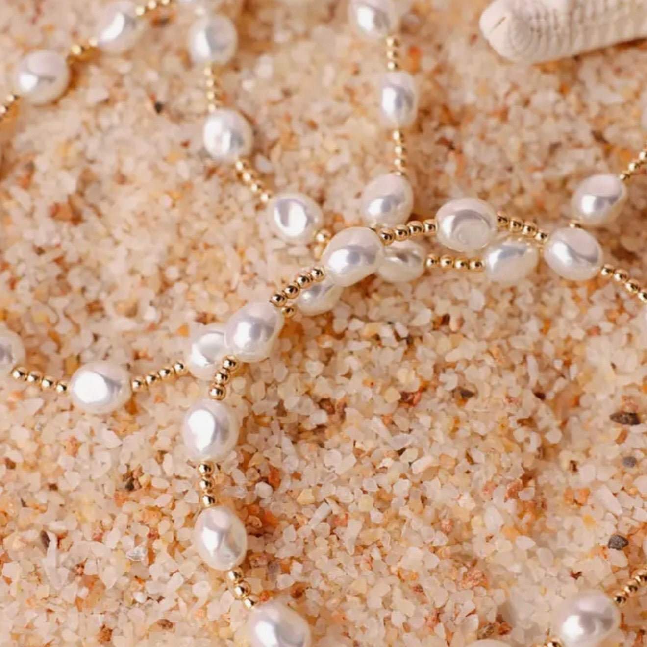 Beaded Blondes | Bri Pearl Bracelet