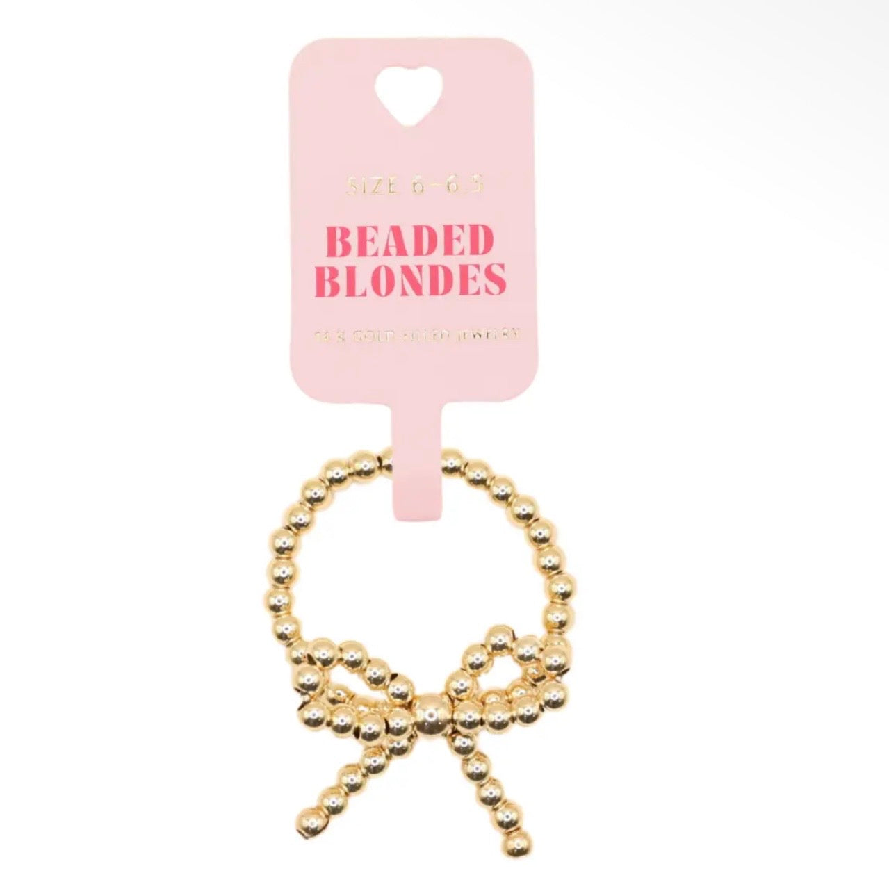 Beaded Blondes Ring | Bow