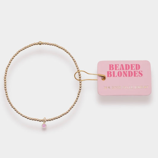 Beaded Blondes Birthstone | 
October