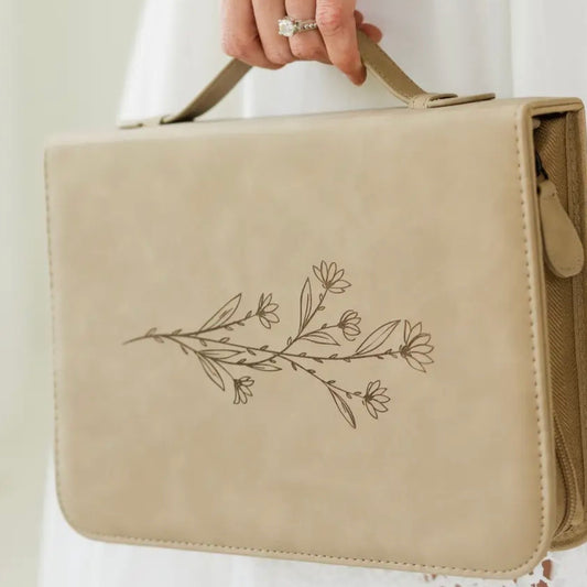 Bible Cover | Debossed Floral
